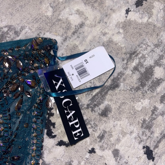 NWT Xscape Lana blue embellished wedding guest mother of the bride bridesmaid 10 - Picture 9 of 9